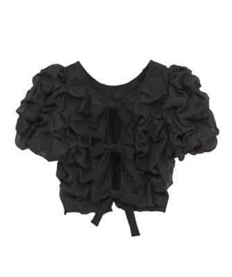 W FACE CLOUD PUFF SLEEVE TOPS 10122ー